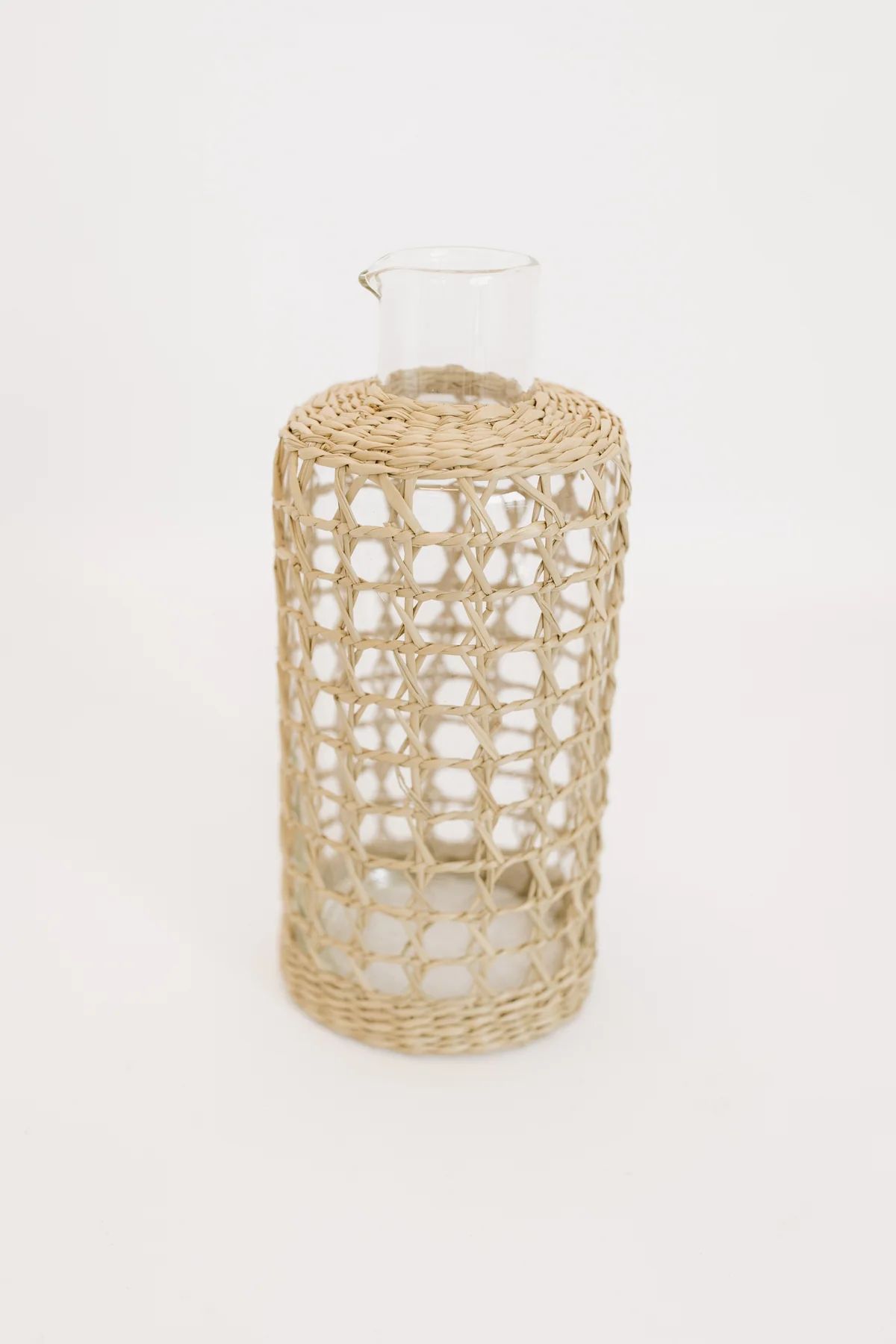 Baja Seagrass Large Cage Carafe | THELIFESTYLEDCO
