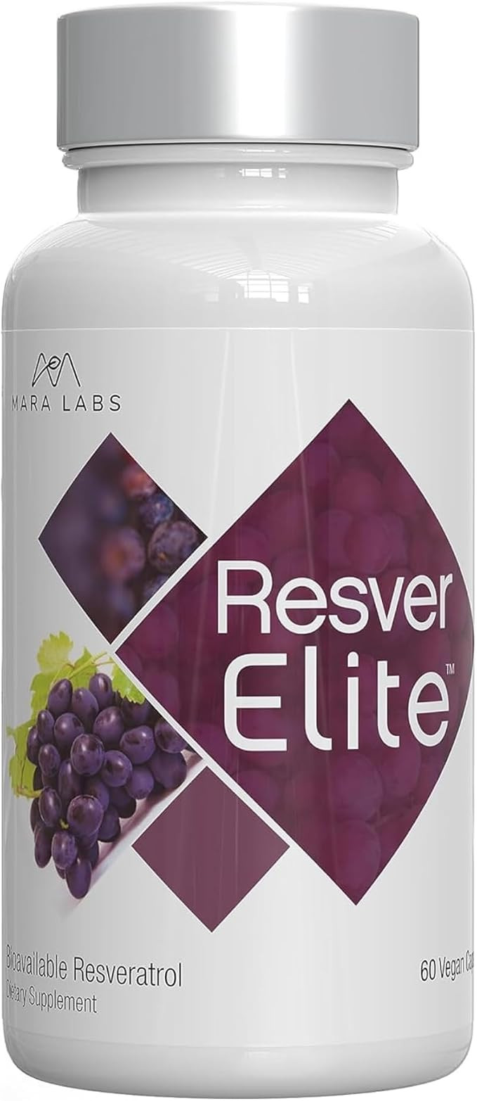 BrocElite Mara Labs ResverElite | Bioavailable Resveratrol | Vegan, No Fillers, and Non-GMO | 60 ... | Amazon (US)