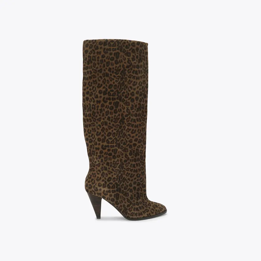 EDWARD BOOT SLOUCHY Leopard Print Slouchy Boot by Kurt Geiger London | Kurt Geiger US