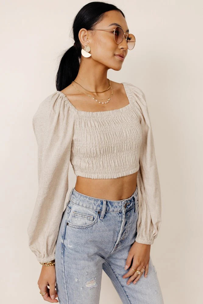 Amandine Cropped Top - böhme | Böhme US