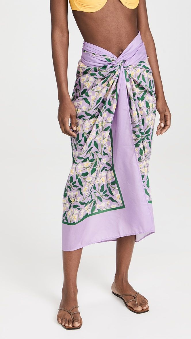 Lavanda Dos Gardenias Lila Sarong | Shopbop