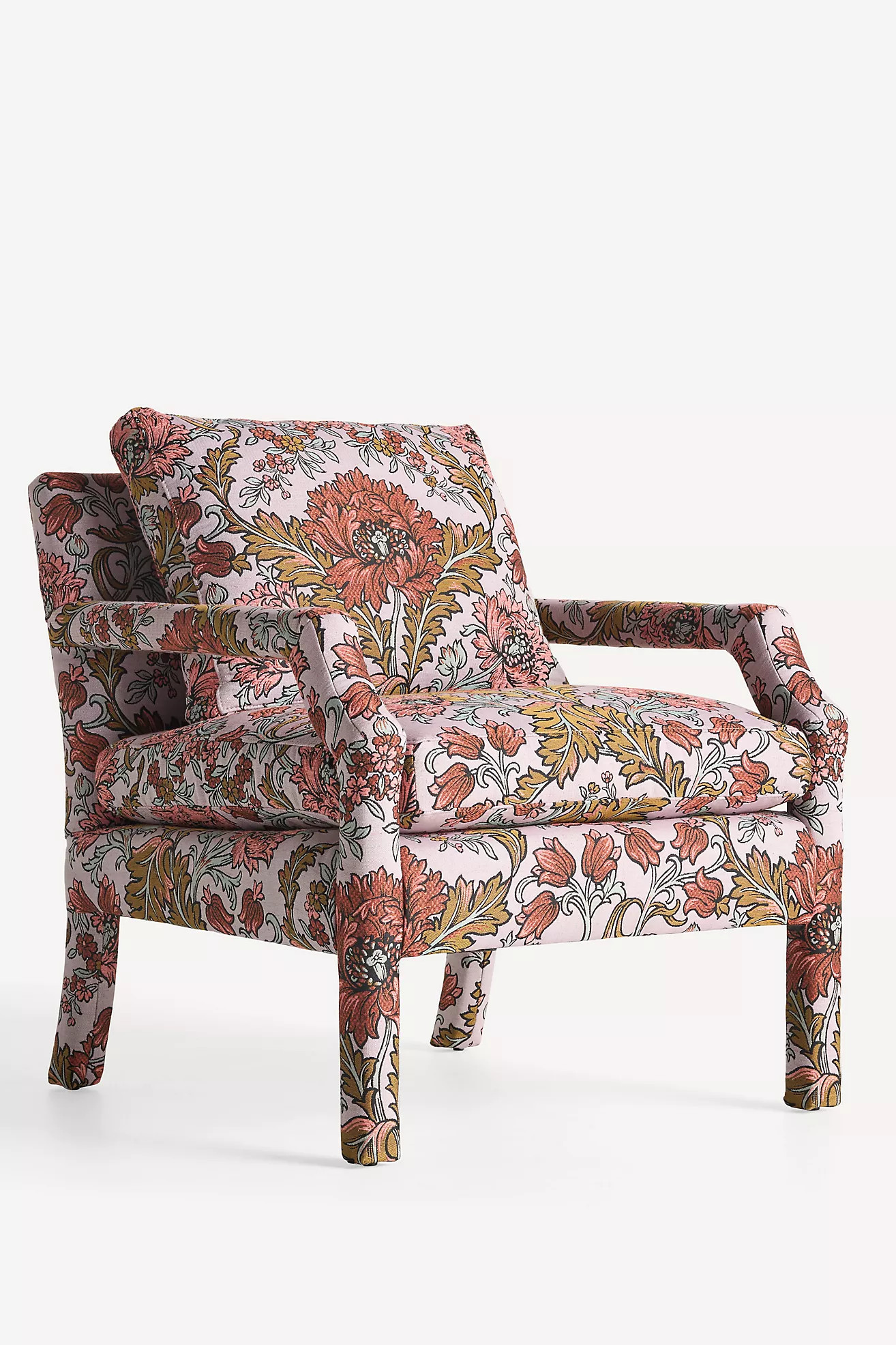 Delaney Jacquard Accent Chair | Anthropologie (US)