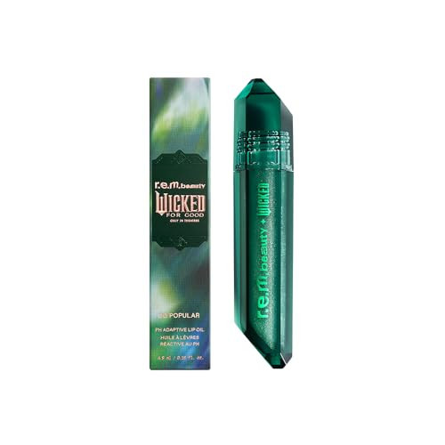 r.e.m. beauty by Ariana Grande Wicked: For Good | So Popular pH Adaptive Lip Oil | Universally Flattering Pink Tone for All Skin Tones | 4.8 ml | Amazon (US)
