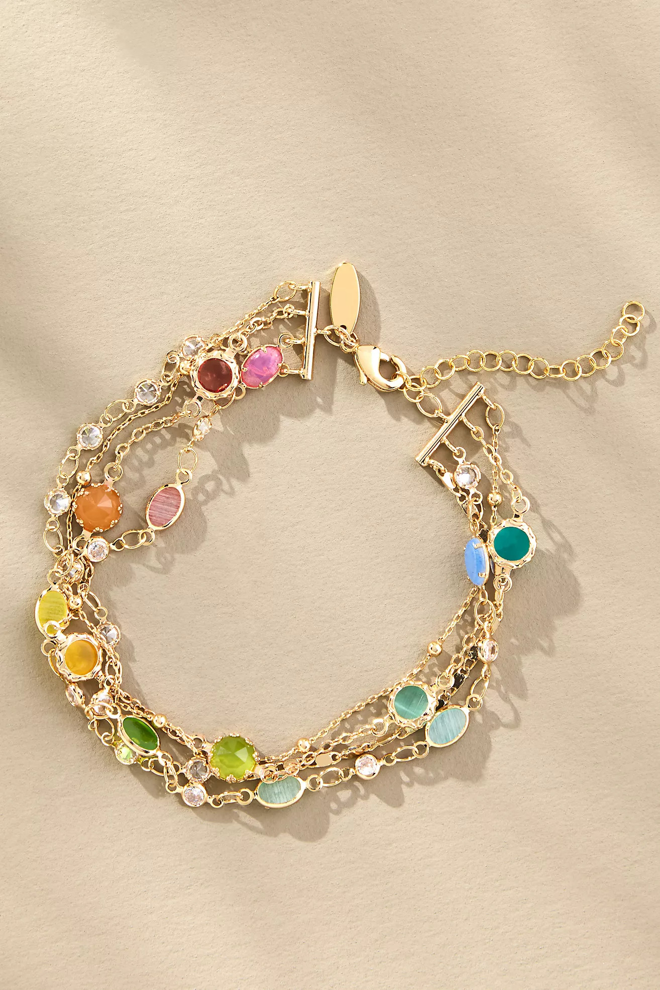 Layered Crystal Bracelet | Anthropologie (US)