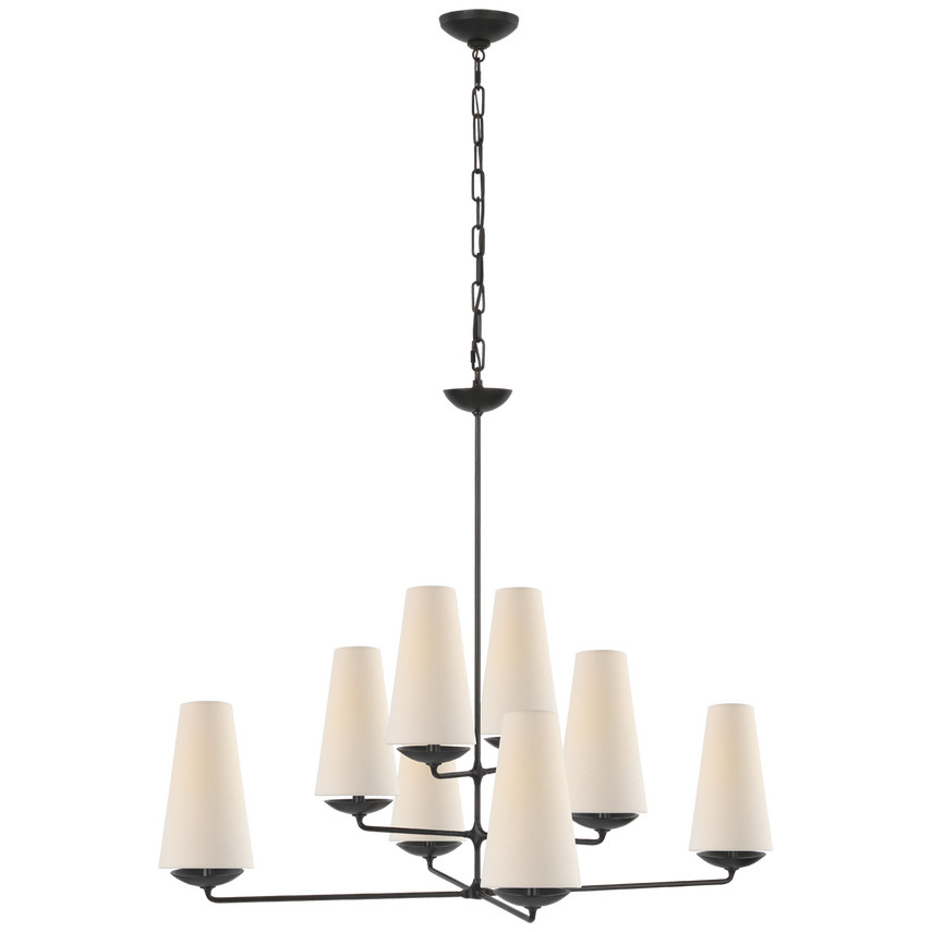 Fontaine Large Offset Chandelier | Visual Comfort