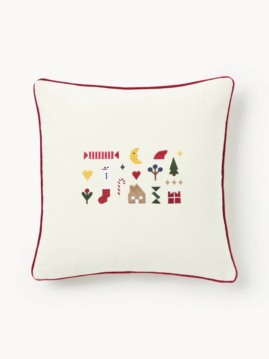 Copricuscino natalizio ricamato Elva | Westwing EU