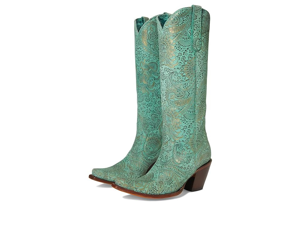 Corral Boots A4587 Cowboy Women's Boots Turquoise : 9.5 B - Medium, Leather | Zappos