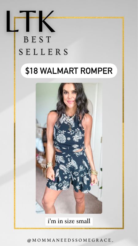 Weekly most loved items- Walmart romper! I’m in size small 

#LTKFindsUnder100 #LTKSaleAlert #LTKStyleTip