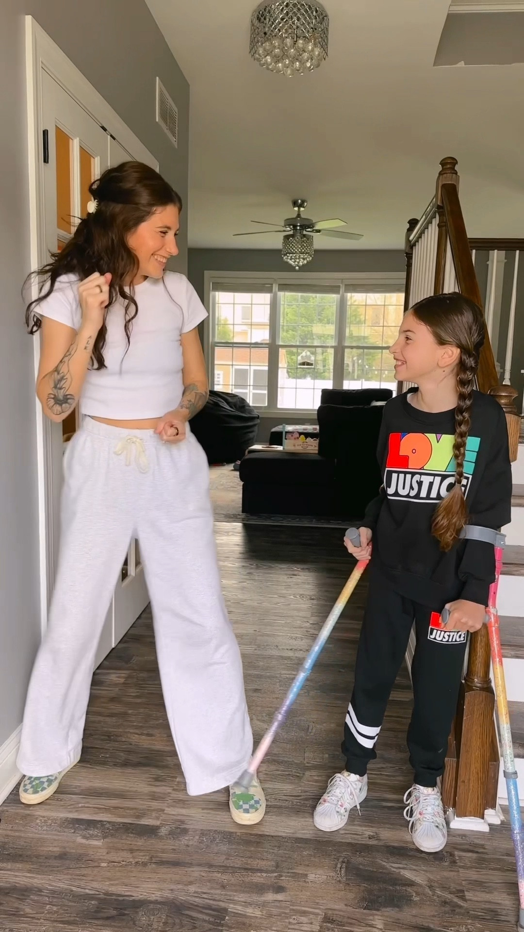 the cutest Justice set and comfiest wide leg sweats ✨ #LTKkids #LTKWalmart #LTKFamily