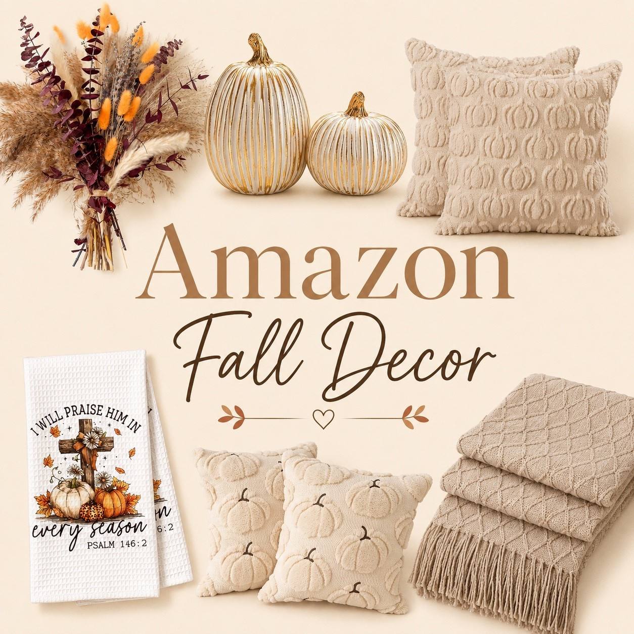 Amazon fall home decor finds. A few of my favorites, from cozy blankets, classy accents to pieces that add some fall flair to your home. #LTKdayinmylife

#LTKSeasonal #LTKHome