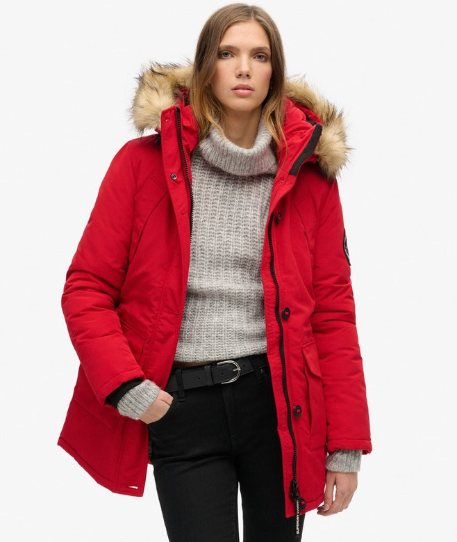 Everest Faux Fur Hooded Parka Coat | Superdry (UK)