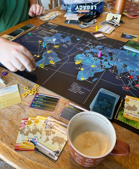 Currently playing Pandemic Legacy!

Board games, adult board games, strategy game 

#LTKfamily