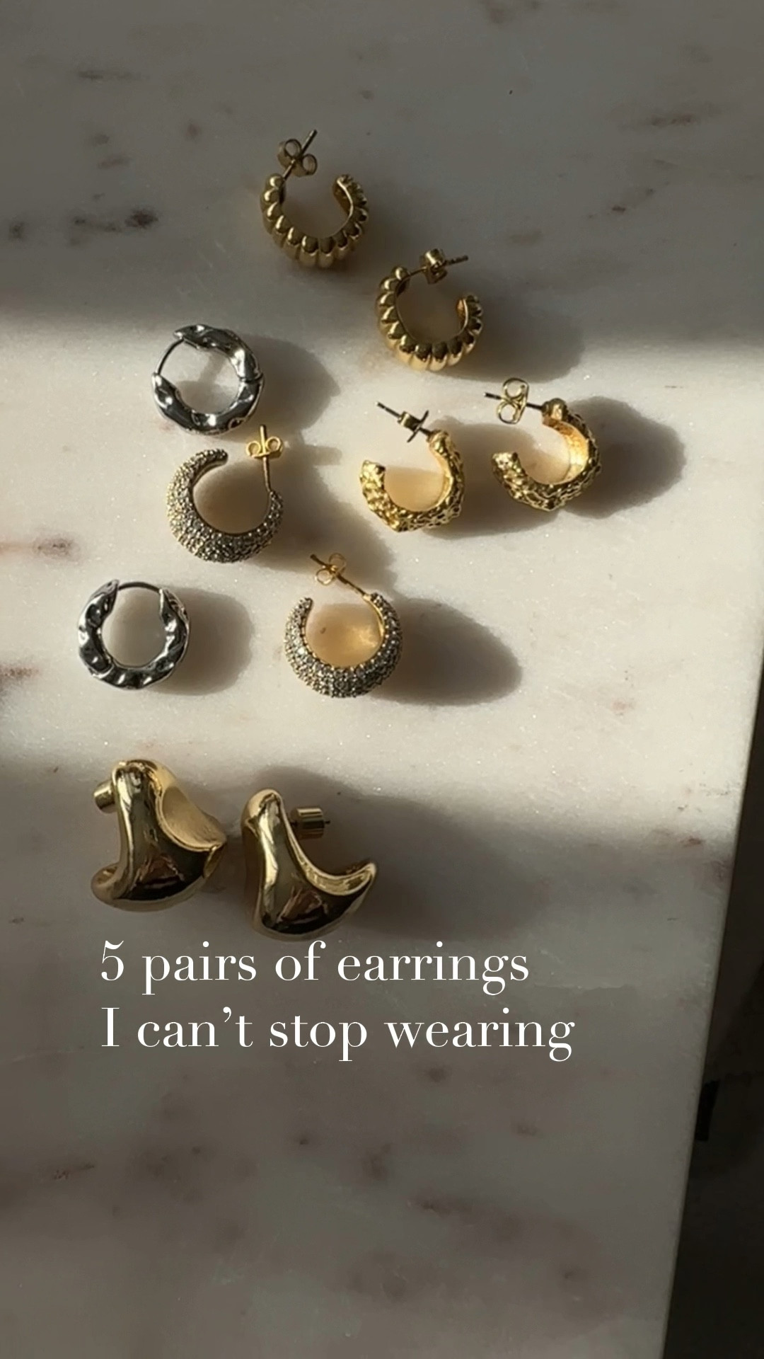 Rhinestone hoop earrings - Women curated on LTK