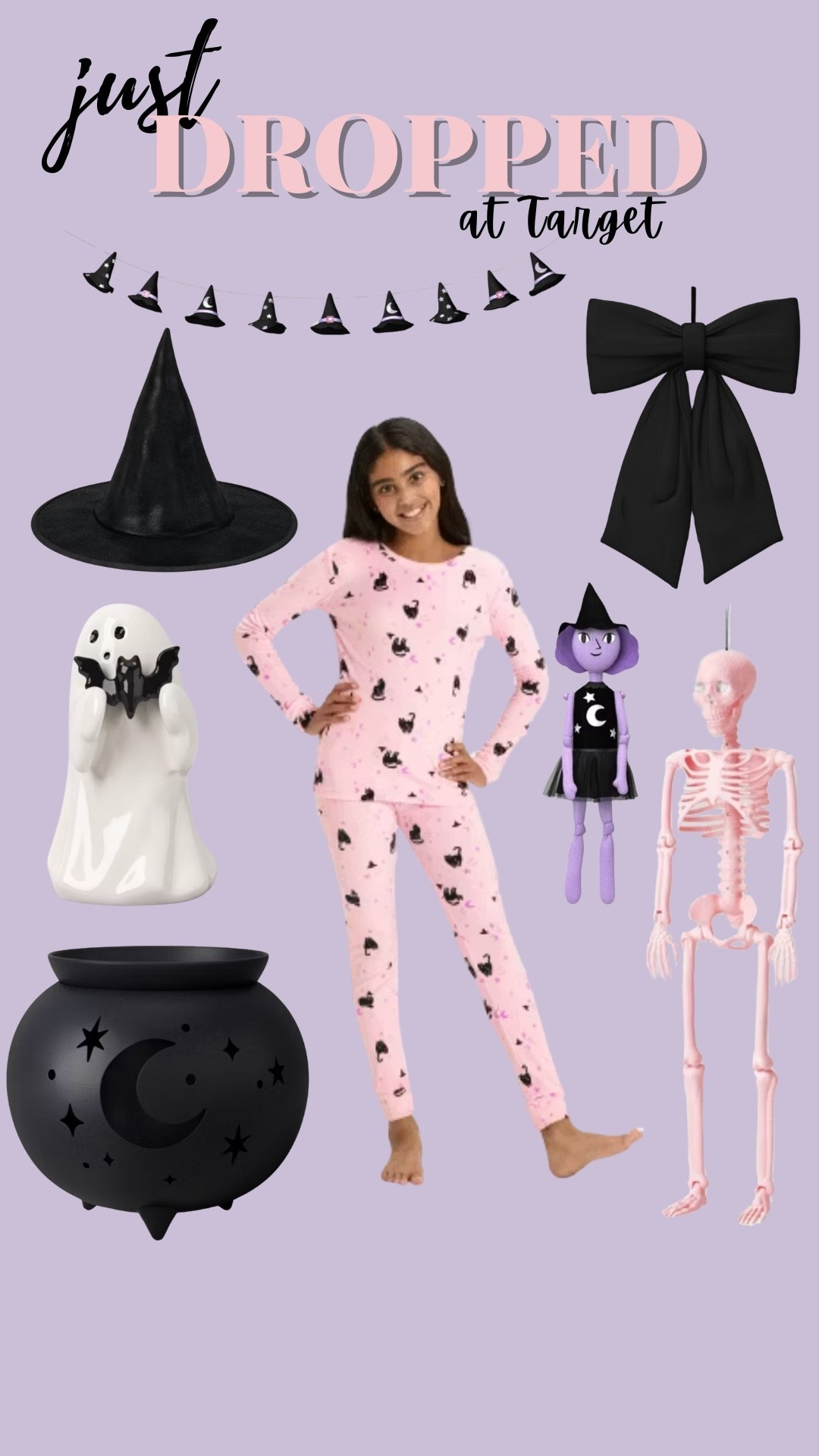 Halloween just dropped at target!! 

Halloween decor, Halloween pajamas, witches hat, posable skeleton, witches cauldron, Halloween bow, Halloween decor, ghost, Halloween home, pink Halloween, pink skeleton, Halloween banner 

#LTKFindsUnder50 #LTKSeasonal #LTKHome