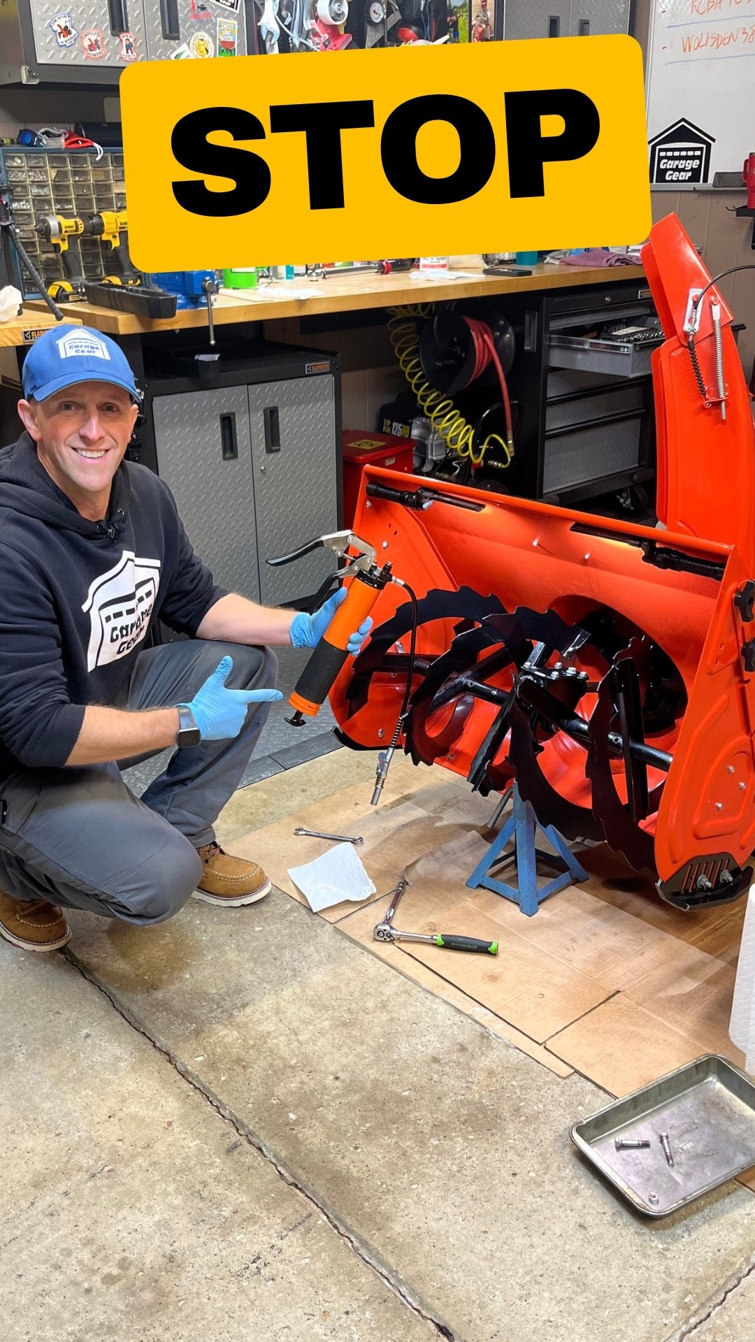 How to grease auger shafts on a snowblower to prevent seizing 

#LTKSeasonal #LTKActive #LTKHome
