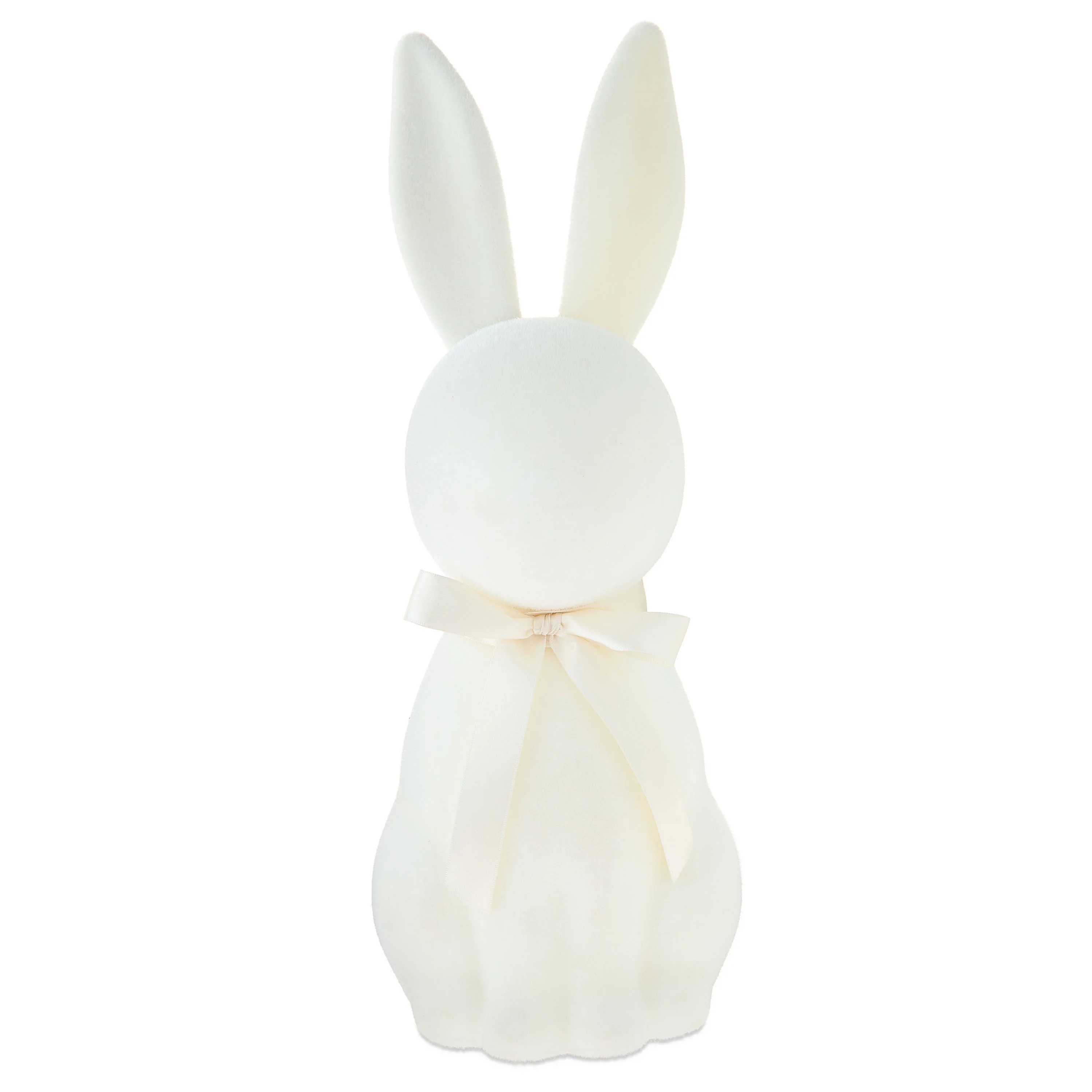 Flocked Bunny Tabletop Decoration, Cream, 16", Easter by Way To Celebrate | Walmart (US)