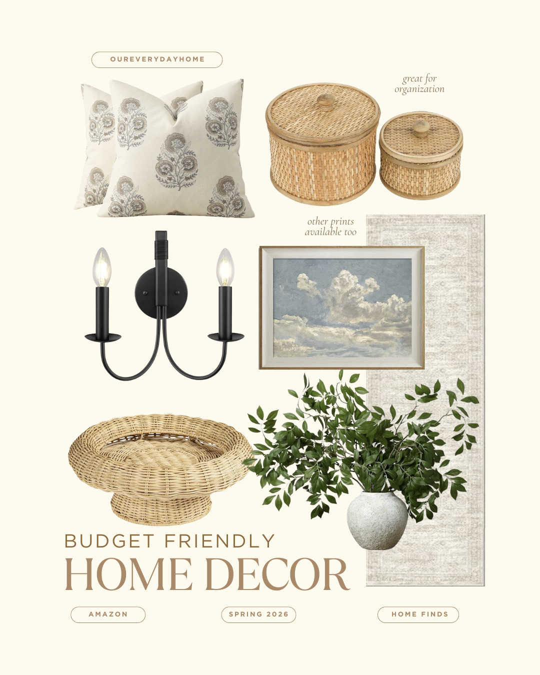 Spring refresh your space with these budget-friendly decor picks from Amazon. Stay stylish on a budget! #springdecor #budgetfinds #homeinspo

under $50
budget friendly 

 #LTKSeasonal #LTKHome #LTKSaleAlert