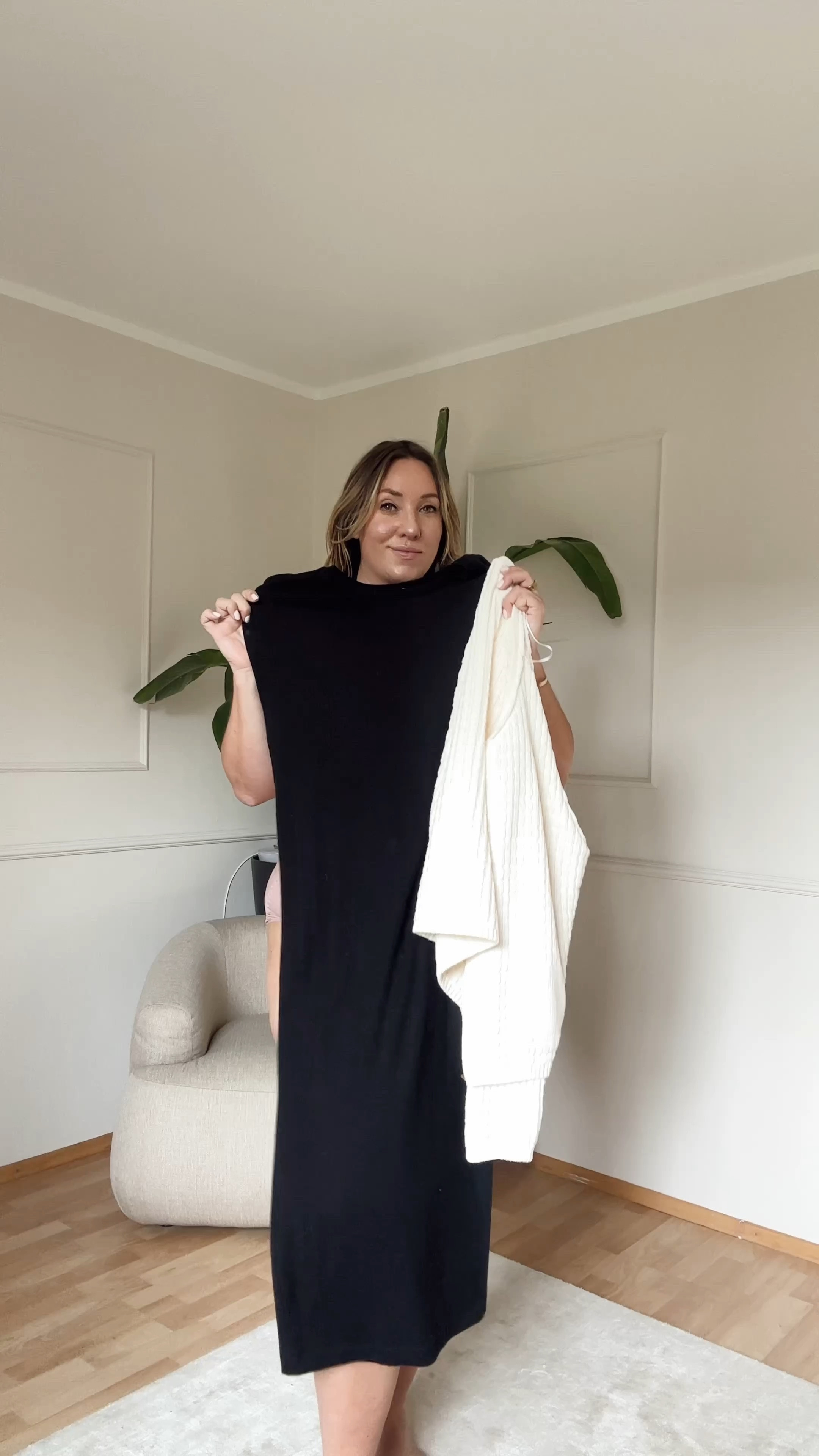 Getting ready with me! 🤍 Embracing the French vibes today. 🤝🏼 Couldn't decide on shoes, but I love both styles. Which one is your favorite? 👠👟 

#LTKstyletip #LTKplussize #LTKVideo