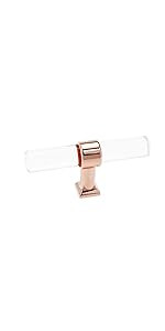 Semetall 2Pcs Gold Cabinet Knobs and Pulls, Modern Copper Drawer Knobs Furniture Hardware 2.36"x1... | Amazon (US)