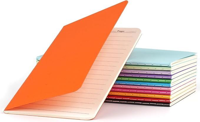12 Pack Mini Pocket Notebook, 3.5 X 5.5 Inch Lined Small Journals for Kids, Colorful Cover Notepa... | Amazon (US)