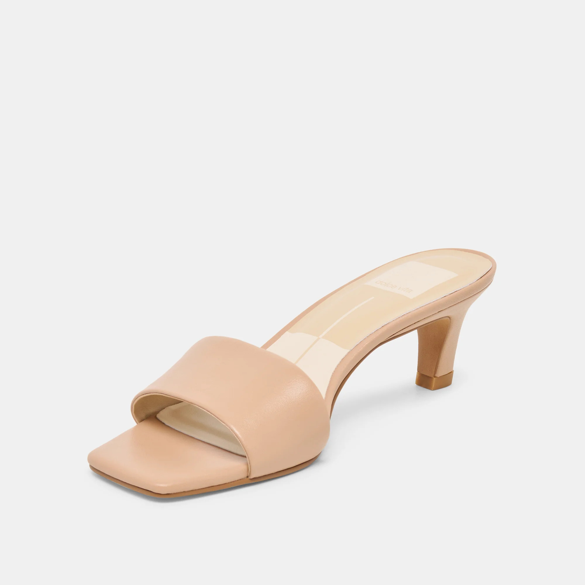 Rexa Light Tan Leather Heels | Dolce Vita | DolceVita.com