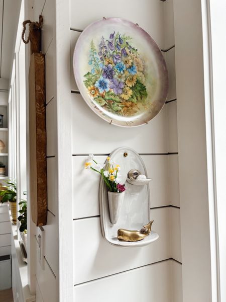 Ceramic wall pocket shelf in the tiny cottage. So cute for a small space to display seasonal treasures!

#LTKHome #LTKFindsUnder50 #LTKSeasonal