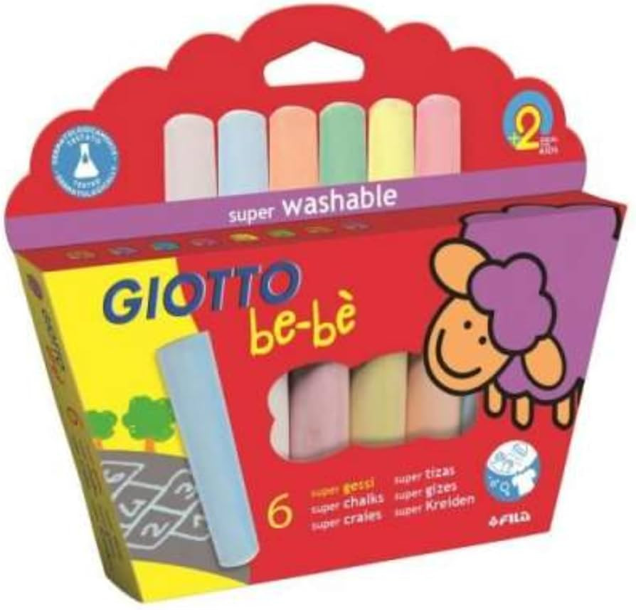 Giotto Be-Bè Súper Tizas Estuche 6 unidades | Amazon (ES)