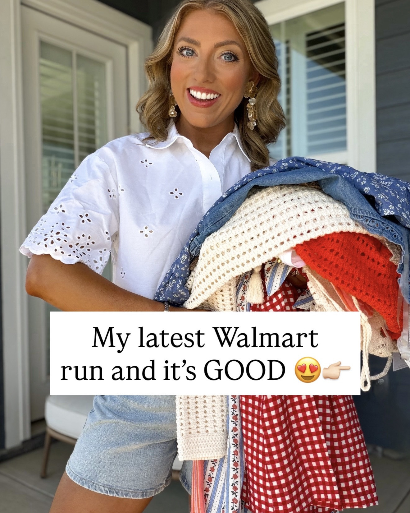 My latest Walmart run was WAY too good 😍🇺🇸 So many cute new arrivals that look way more expensive than they are! From the sweetest gingham dresses and crochet sweaters to easy summer denim, patriotic pops of red, white & blue, and the prettiest lightweight pieces for summer ☀️✨

I seriously can’t pick a favorite!! Everything is giving effortless summer outfit ideas, vacation vibes, backyard BBQ looks, and cute everyday mom outfits without breaking the bank 🙌🏼 Linking everything because these pieces are going to go FAST!

#WalmartFashion #WalmartFinds #WalmartStyle #SummerFashion #AffordableFashion #WalmartRun #PatrioticStyle #AmericanaStyle #SummerOutfits #CuteSummerOutfits #FashionFinds #WomensFashion #OOTD #StyleInspo #RedWhiteAndBlue #CrochetSweater #GinghamDress #DenimShorts #VacationStyle #AffordableStyle #HeadToToeWalmart #WalmartNewArrivals #SummerStyle #CasualChic #EverydayStyle

#LTKootd #LTKPetite