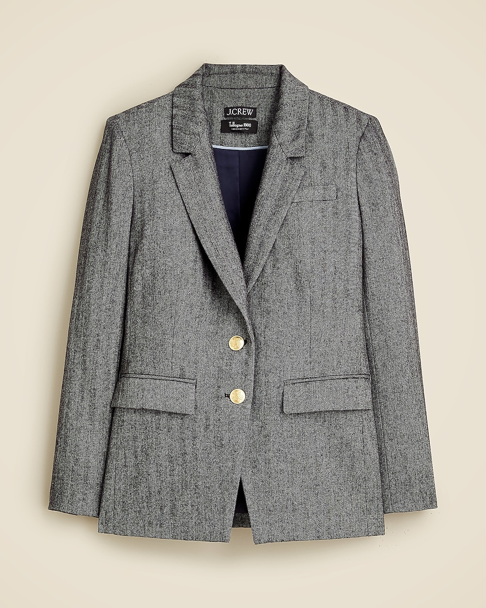 Madelyn blazer in herringbone wool blend | J. Crew US
