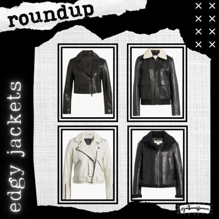 Edgy jackets roundup, leather jackets Sherpa, moto jacket, trendy, fall fashion, fall style 

#LTKunder100 #LTKSeasonal #LTKstyletip