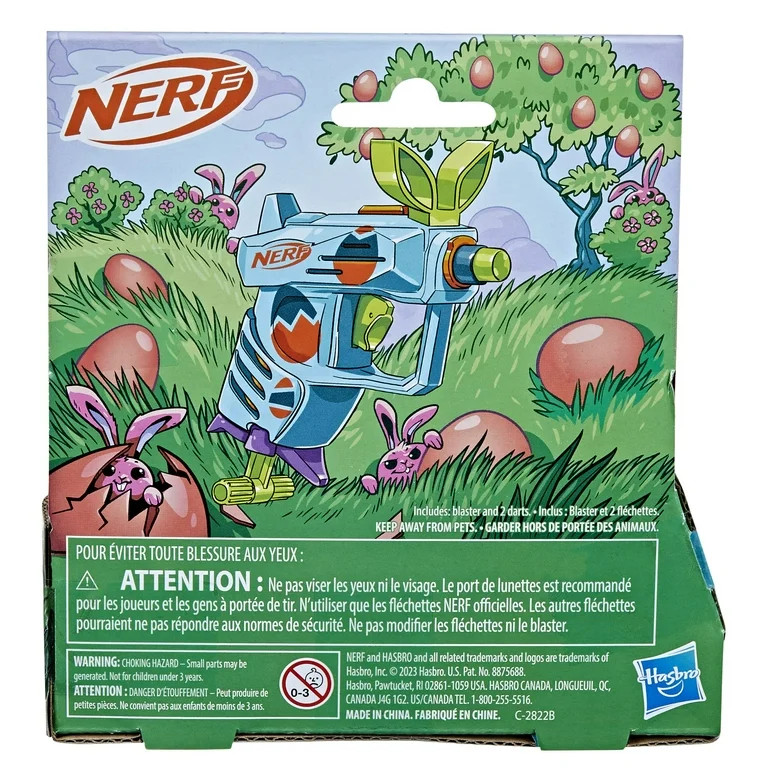 Nerf Elite 2.0 Egg Hunt Dart Blaster and 2 Nerf Elite Darts, Easter Gifts for Kids | Walmart (US)