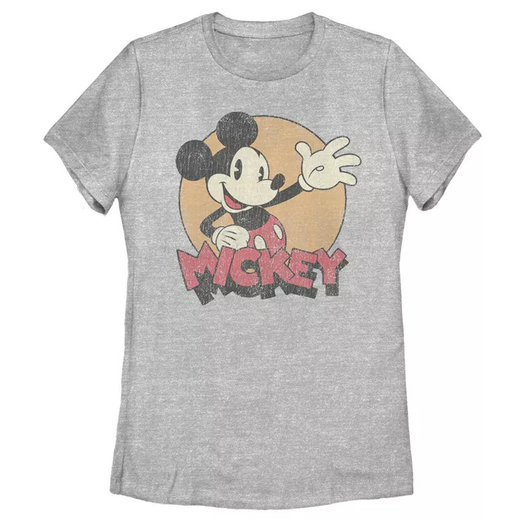Women's Mickey & Friends Retro Mickey Mouse T-Shirt | Target