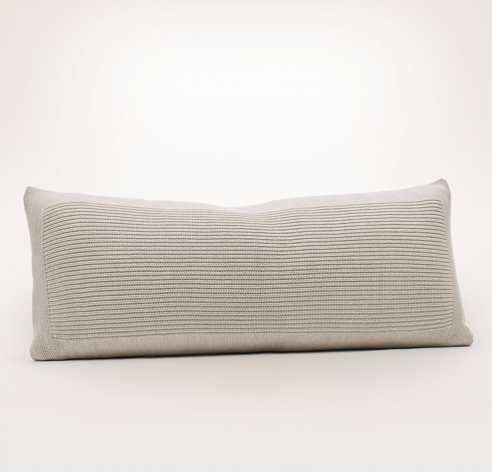 Ribbed Knit Pillow Cover (Lumbar) | Boll & Branch