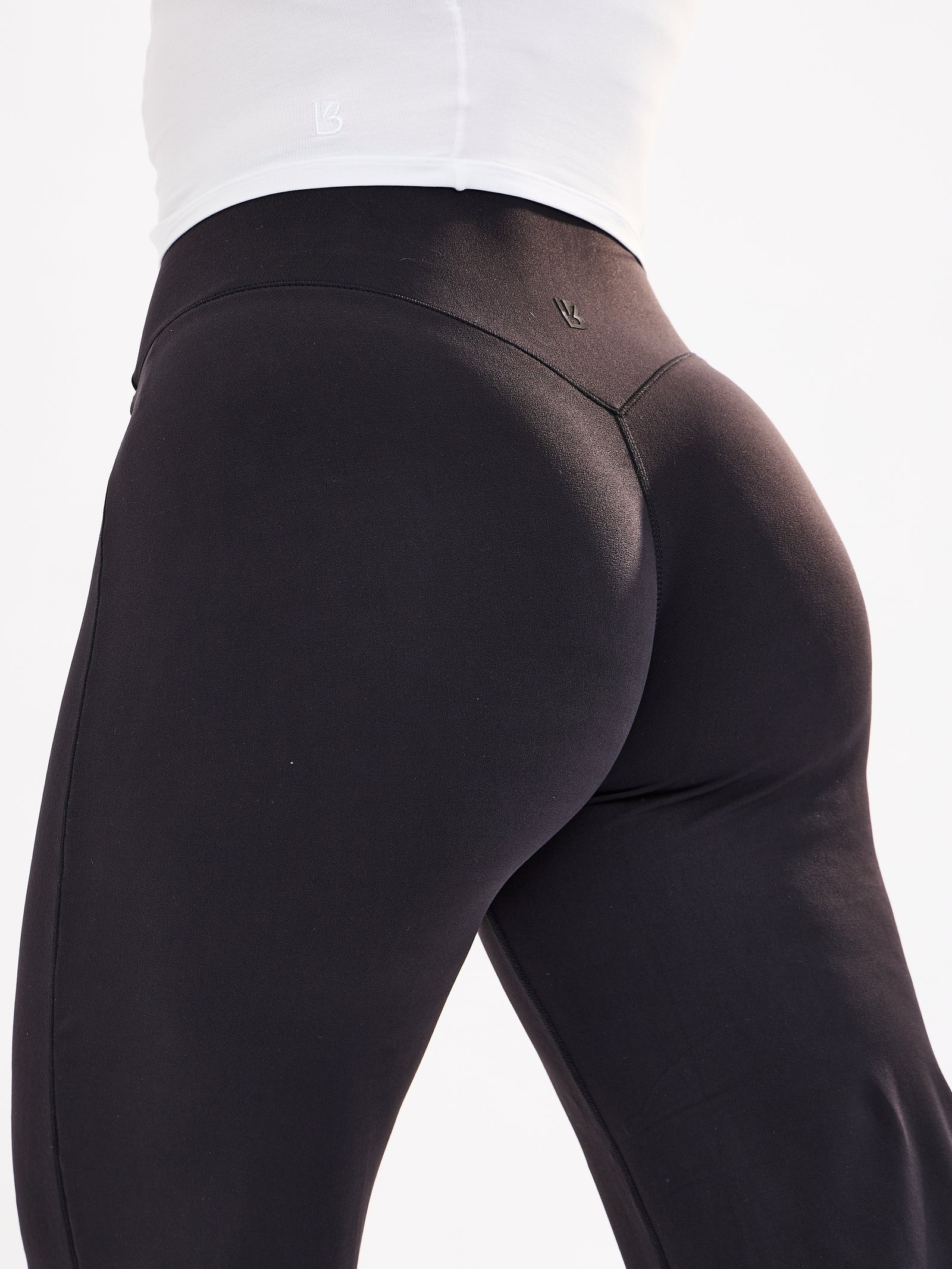 Poshknit Straight Leg Pant - Onyx Black | Buffbunny Collection