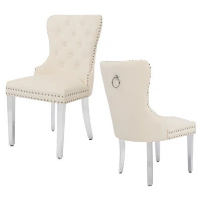 Velvet Tufted Upholstered Parsons Dining Room Chair | Wayfair North America