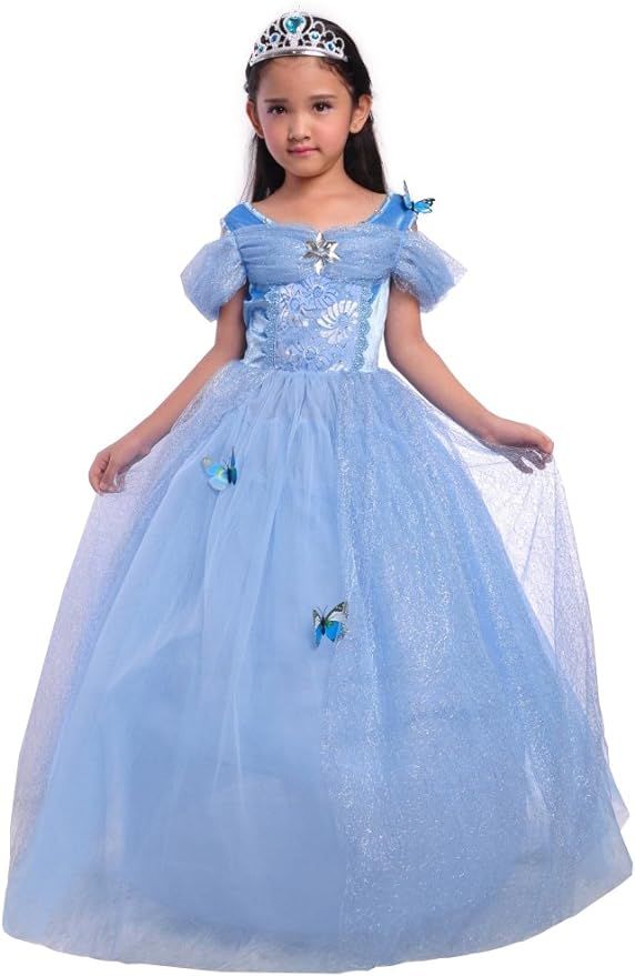 Dressy Daisy Girls Princess Dress Costume Christmas Halloween Fancy Dresses Up Butterfly Size 24M... | Amazon (US)