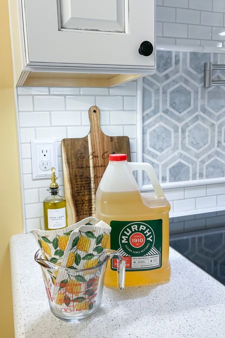 Cabinet deep cleaning supplies 😍✨🙌

Mix about 2 tbsp. Of Murphy’s oil soap concentrate into 2 cups warm water in a bowl or measuring cup, dip a cloth (I’m using Swedish dish cloths) and wring all the liquid out. Wipe down cabinets to condition and deep clean - repeat monthly 🥰

Amazon home, amazon kitchen, cleaning tips, clean home, deep cleaning, home organizing, homemaker, homemaking

#LTKunder50 #LTKFind #LTKhome