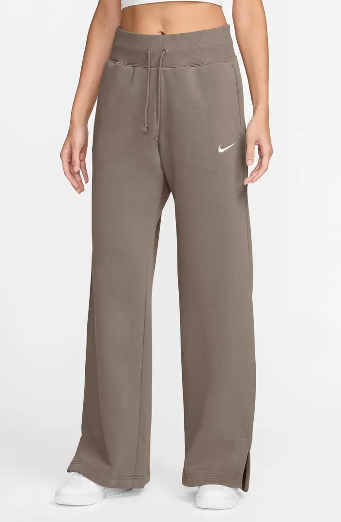 Sportswear Phoenix High Waist Wide Leg Sweatpants | Nordstrom