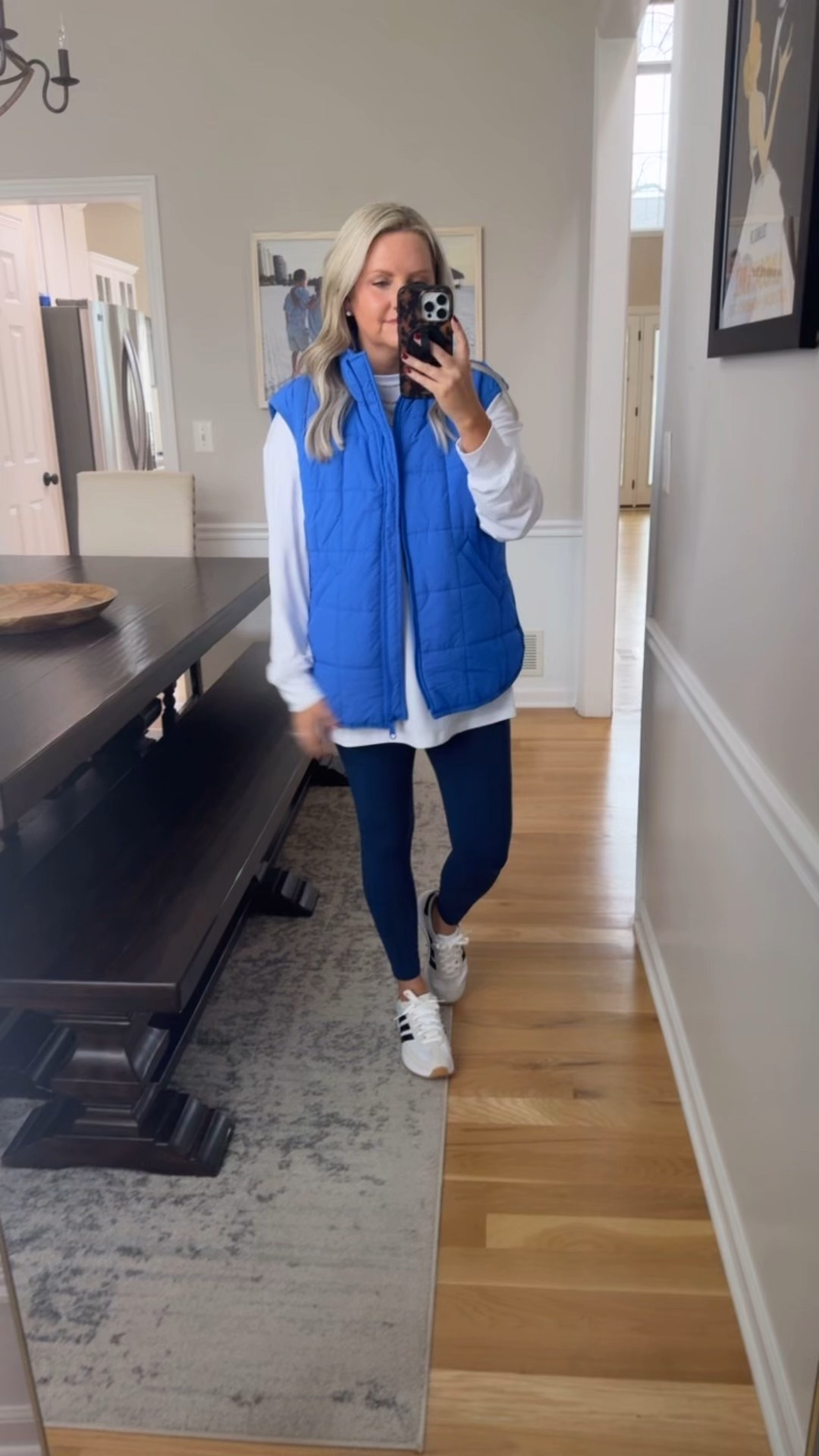 Comfy ootd 
Love this quilted vest! The long sleeve tee is perfect with leggings! Under $10!
I’m in medium in the tee and small in the vest and leggings. 


#LTKFindsUnder50 #LTKootd #LTKOver40