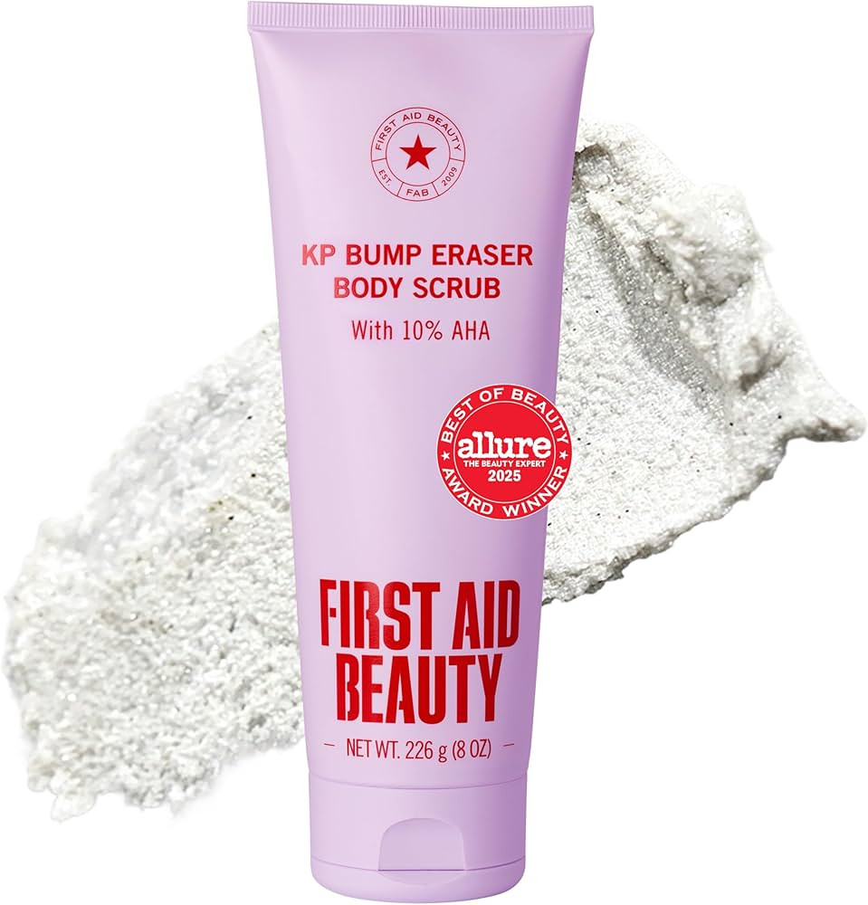 First Aid Beauty KP Bump Eraser Body Scrub with 10% AHA - Dermatologist-Tested Keratosis Pilaris ... | Amazon (US)