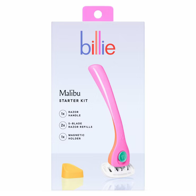 Billie Women's Razor Handle with Magnetic Holder & 2 Blade Refills | Target