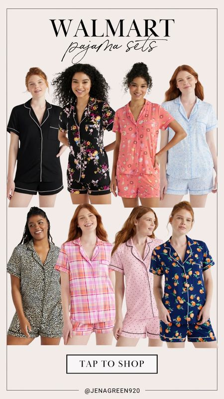 Walmart Pajama Set | PJ Set | Loungewear | Button Up PJ Top

#LTKstyletip #LTKfindsunder100 #LTKfindsunder50