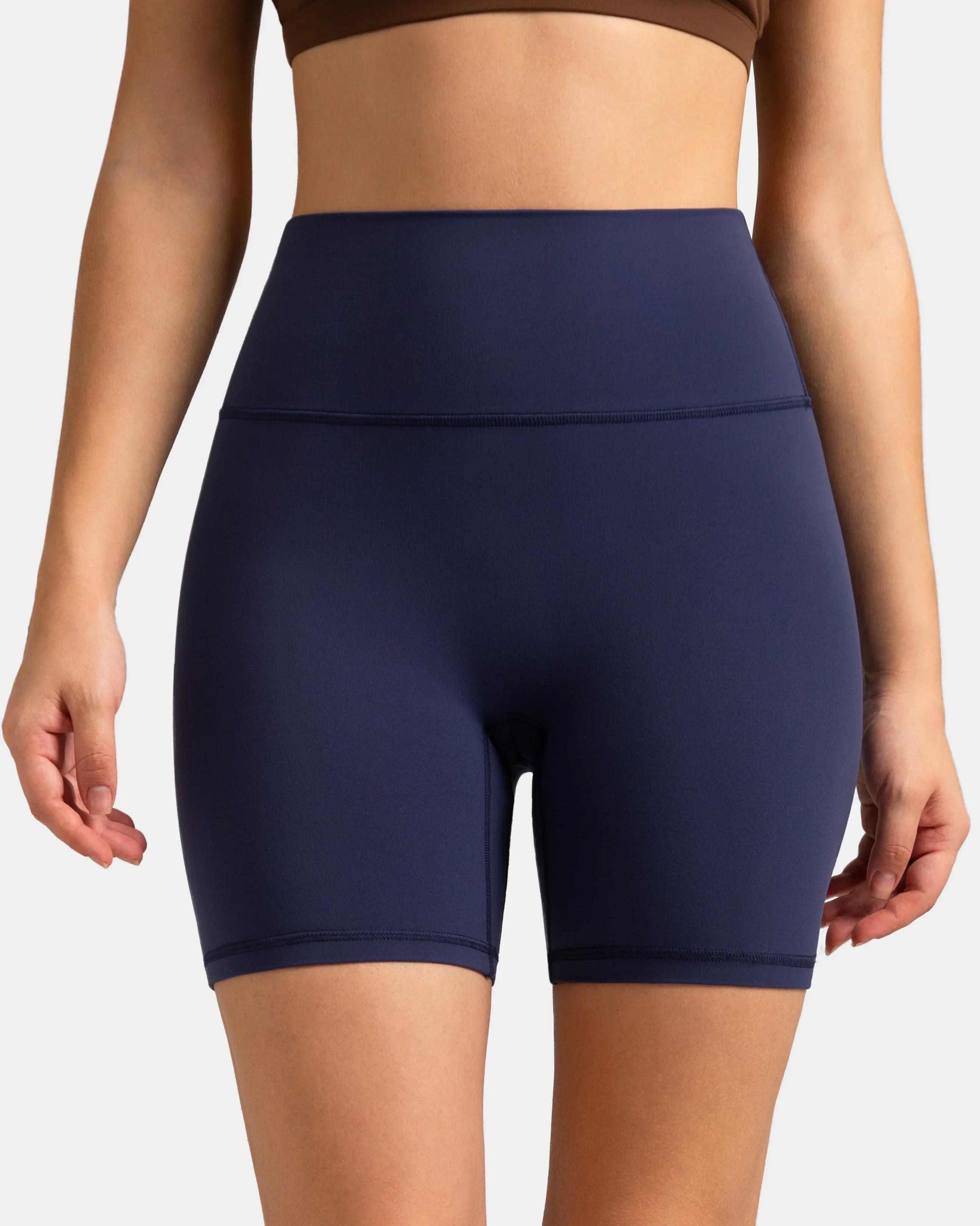 Dreamlux High Waisted No Front Seam 6" Workout Short | Colorfulkoala Affiliate Program