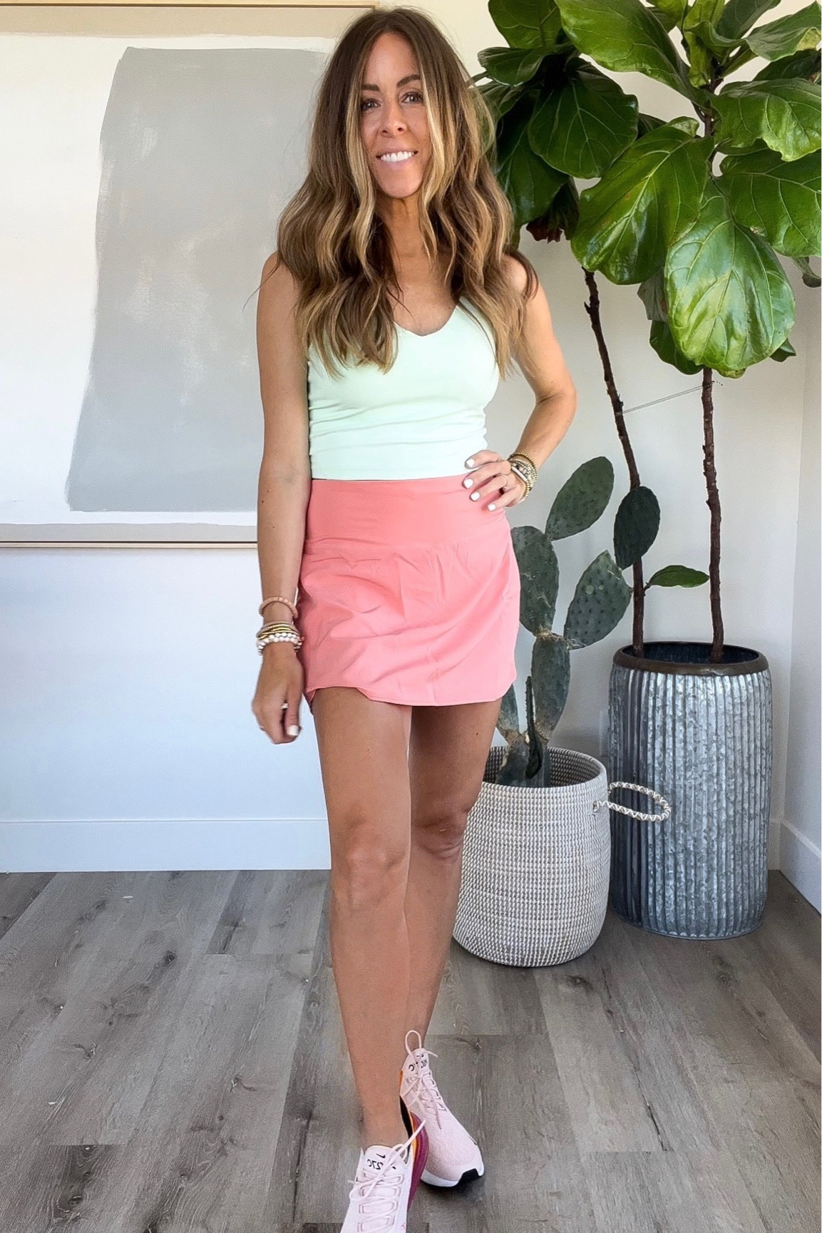 Both the tank and skirt are Lululemon DUPES! Wearing a small in both! 

#LTKfitness