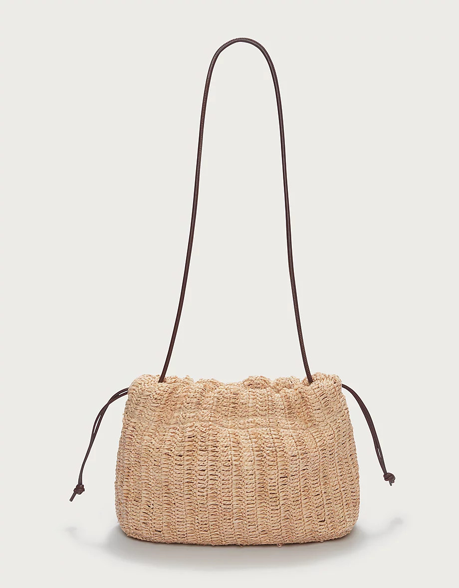 Raffia Crossbody Drawstring Bag | Bags & Purses | The  White Compan... | The White Company UK & ROW