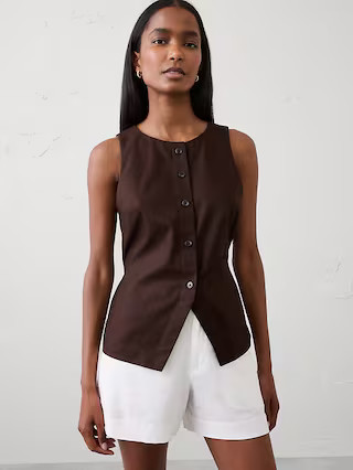 Side-Tie Vest | Banana Republic Factory