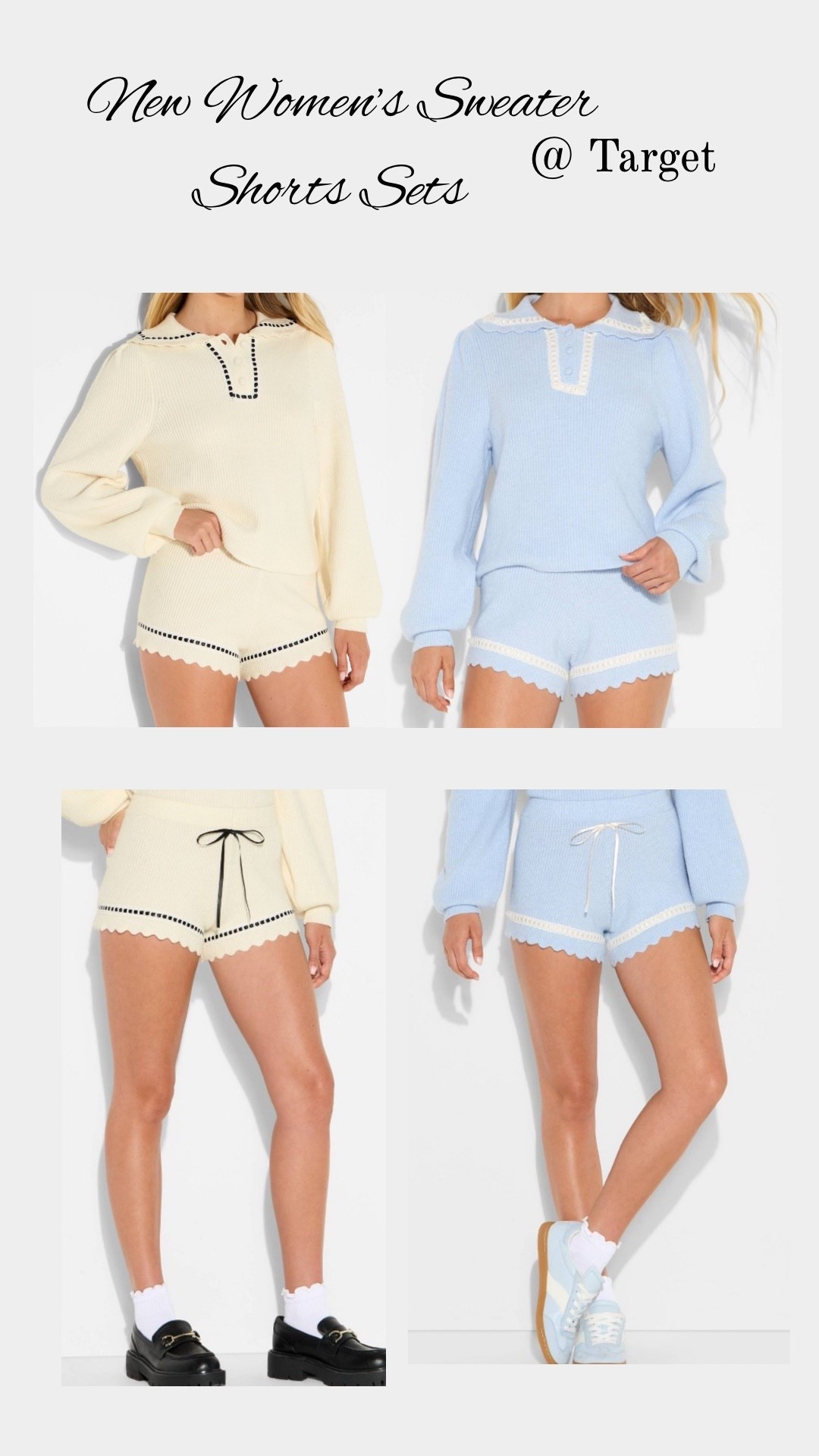 New women’s sweater shorts matching sets at Target! So cute for fall and winter! 

#LTKSeasonal #LTKStyleTip #LTKFindsUnder50