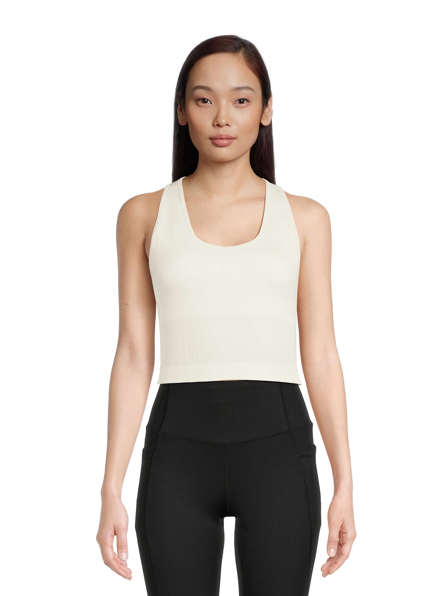Avia Women’s Ribbed Performance Tennis Tank Top, Sizes XS-3X - Walmart.com | Walmart (US)