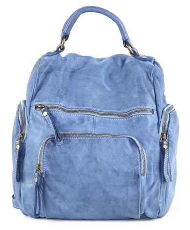 Mia Backpack in Denim Blue | Bolsa Nova Handbags