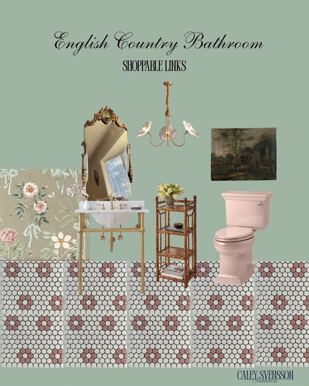 Beautiful ideas for creating a whimsical English Country style bathroom full of color, flowers, and fun. 
#englishcountry #bathroominspo #bathroomdecor 


#LTKSeasonal #LTKHome